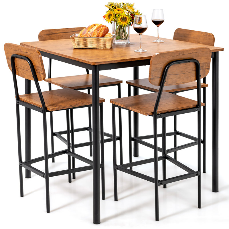 Trent Austin Design?? Eckhardt 5piece Industrial Dining Table Set W